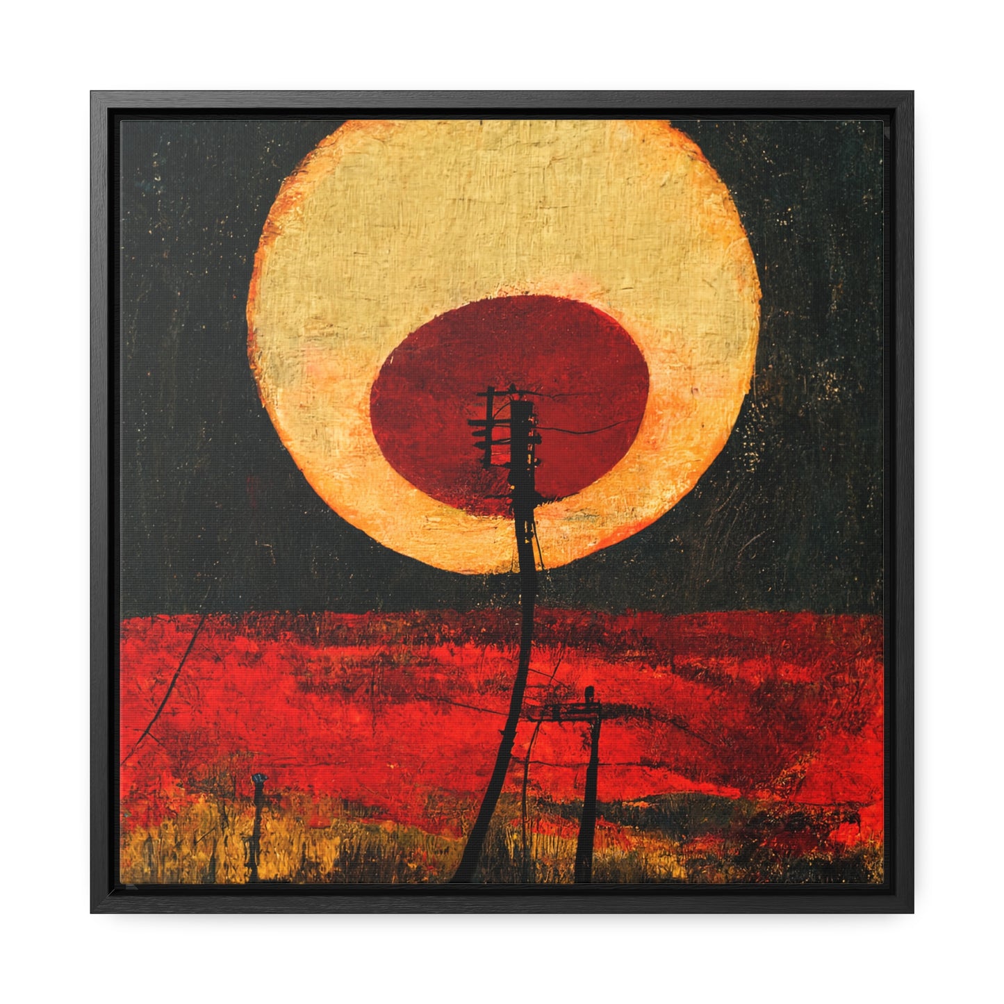 Land of the Sun 27, Valentinii, Gallery Canvas Wraps, Square Frame