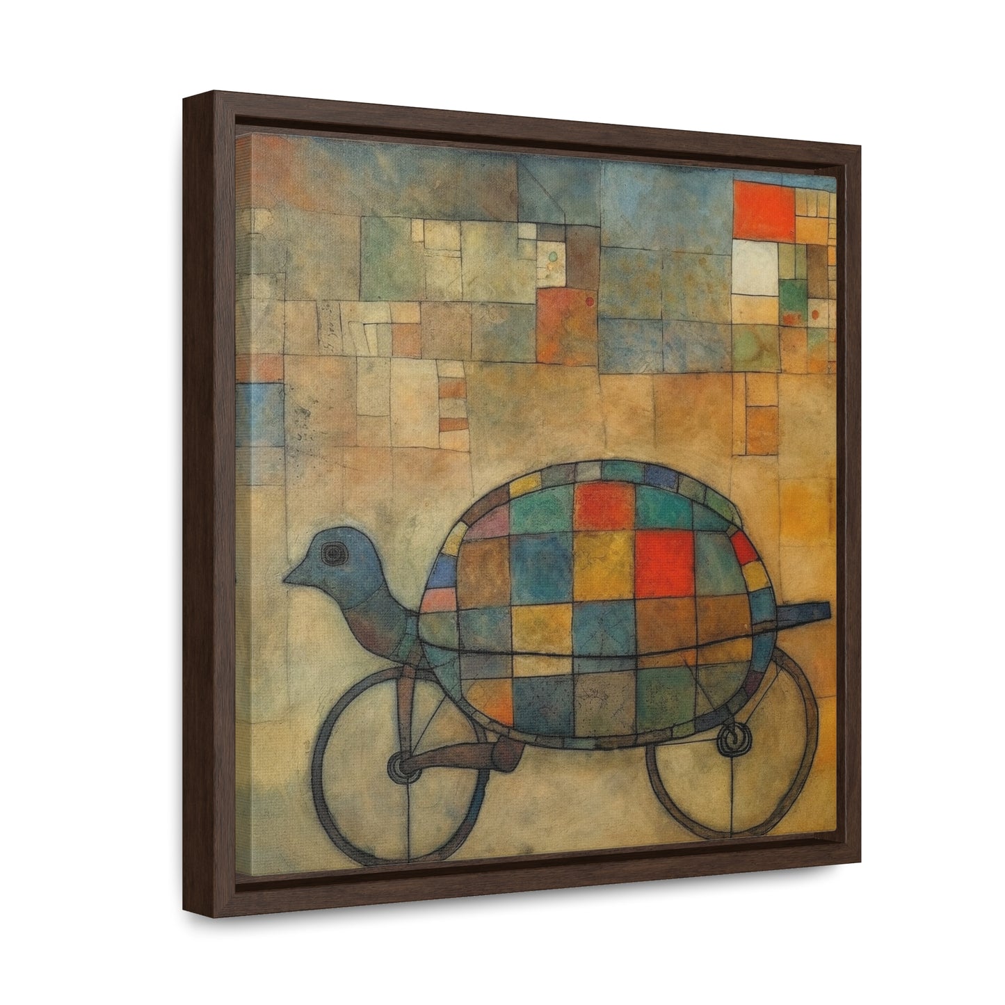 Turtle 9, Gallery Canvas Wraps, Square Frame