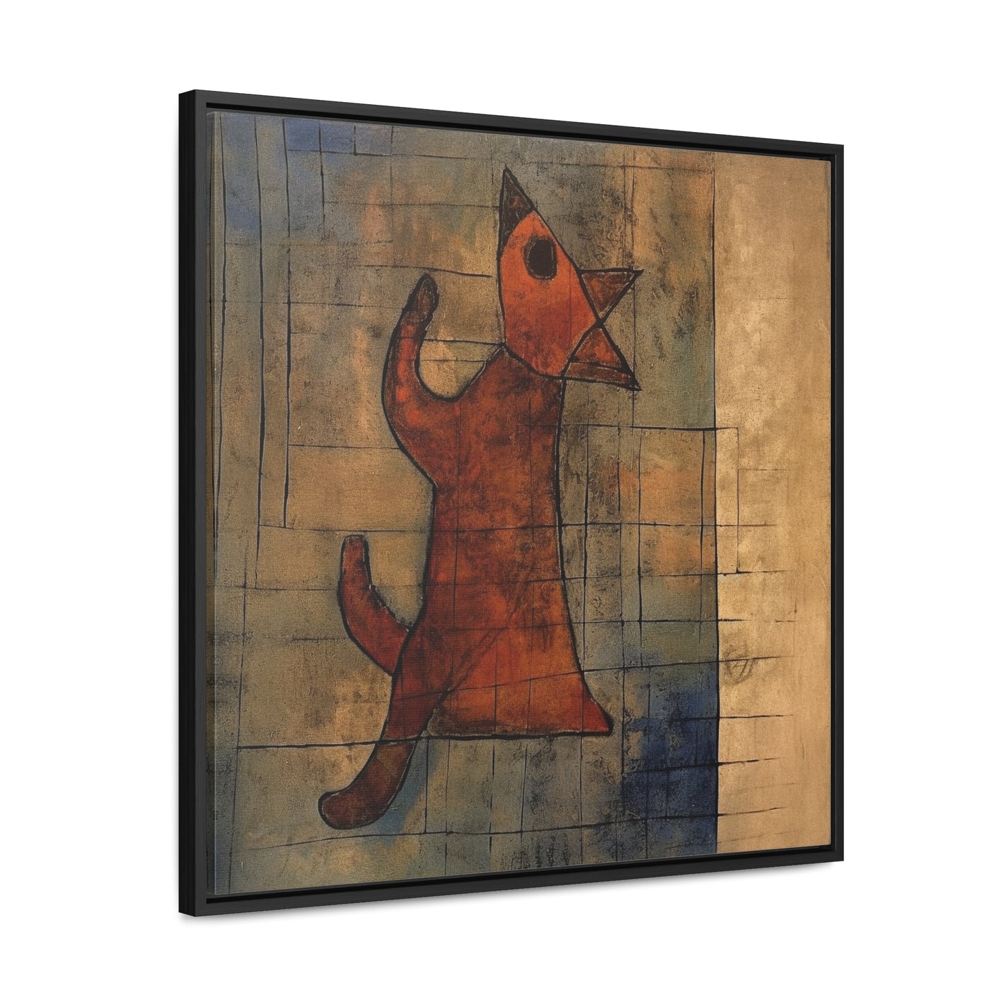 V Dog 3, Gallery Canvas Wraps, Square Frame