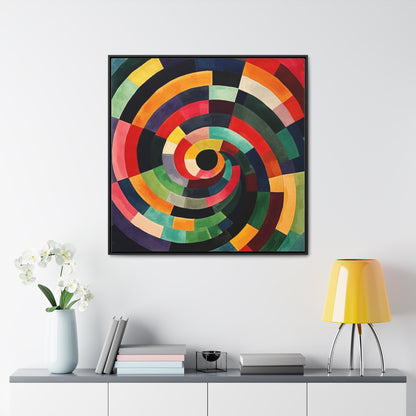 Spiral, Valentinii, Gallery Canvas Wraps, Square Frame