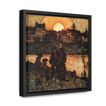 Land of the Sun 47, Valentinii, Gallery Canvas Wraps, Square Frame