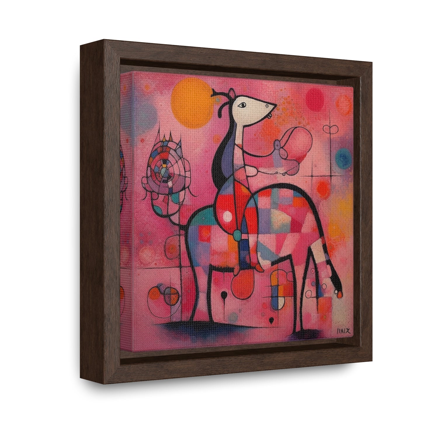 The Dreams of the Child 18, Gallery Canvas Wraps, Square Frame