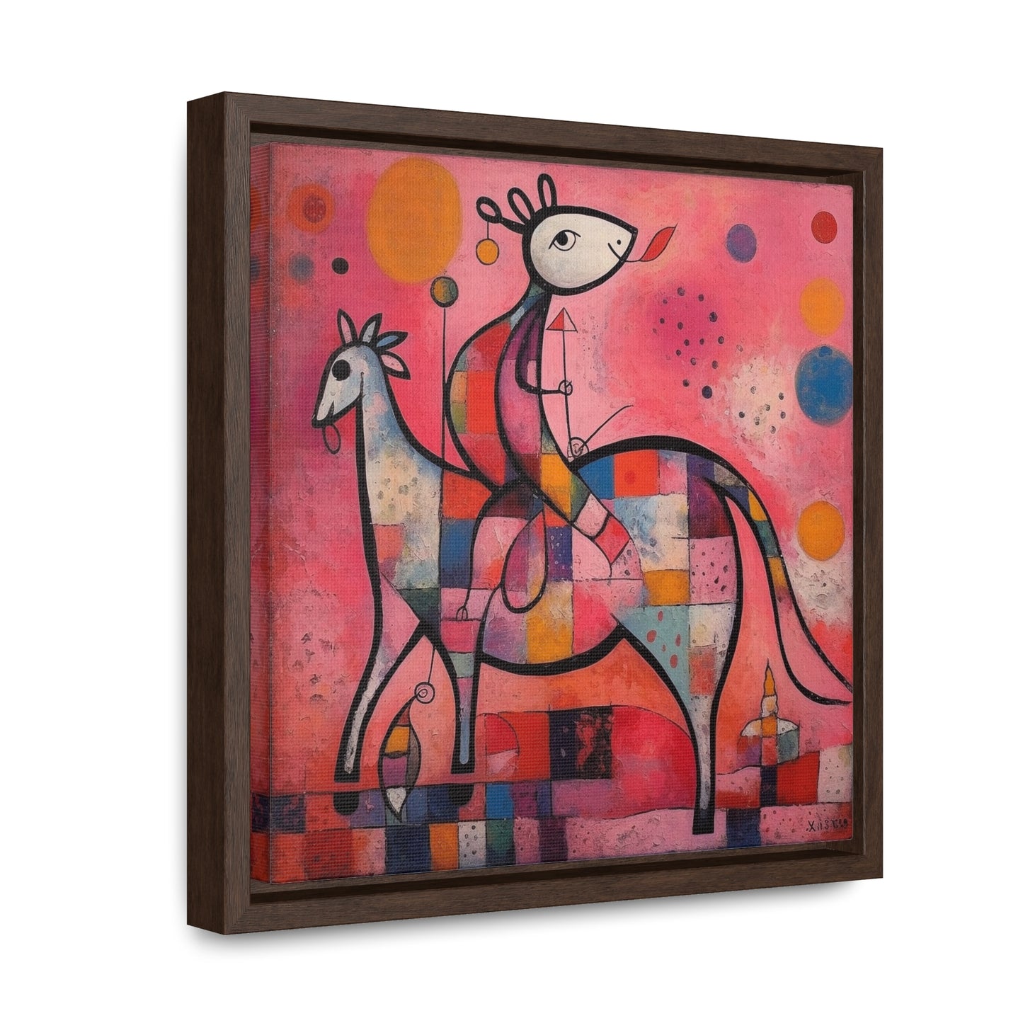 The Dreams of the Child 2, Gallery Canvas Wraps, Square Frame