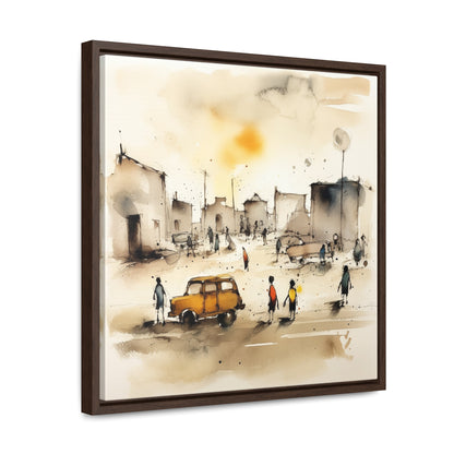 Childhood 10, Gallery Canvas Wraps, Square Frame