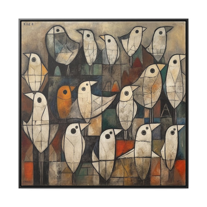 Bird 31, Gallery Canvas Wraps, Square Frame