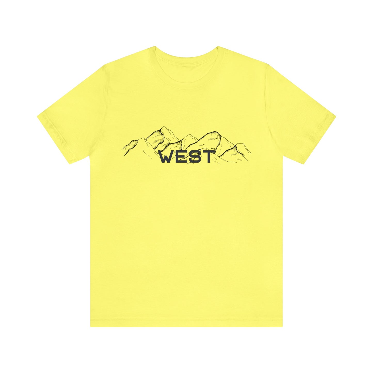 West, Unisex Jersey Short Sleeve Tee