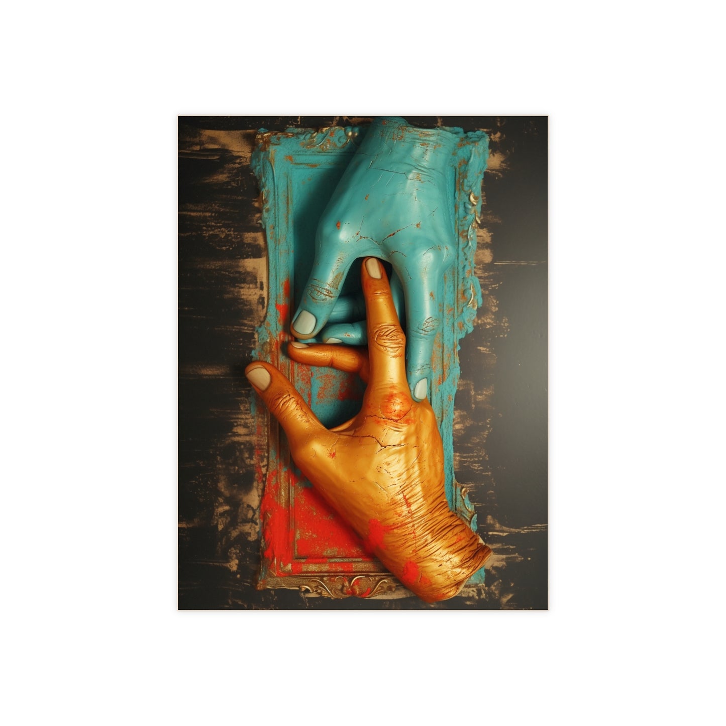 Hands 30, Ceramic Photo Tile