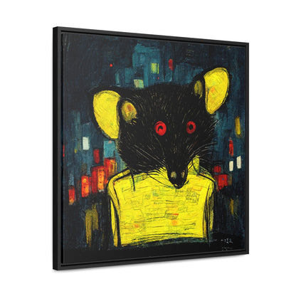 Urban Rat 7, Valentinii, Gallery Canvas Wraps, Square Frame