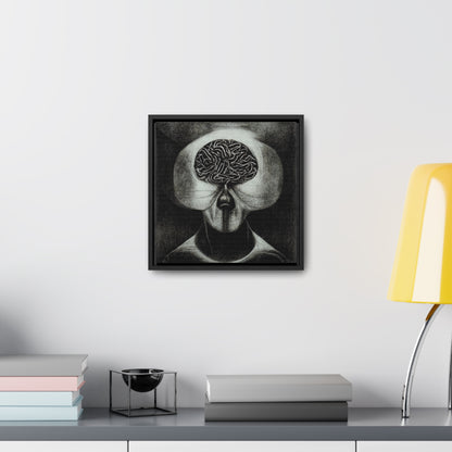 Brain 38, Valentinii, Gallery Canvas Wraps, Square Frame