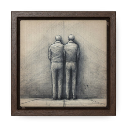 The Courage of Vulnerability 5, Gallery Canvas Wraps, Square Frame