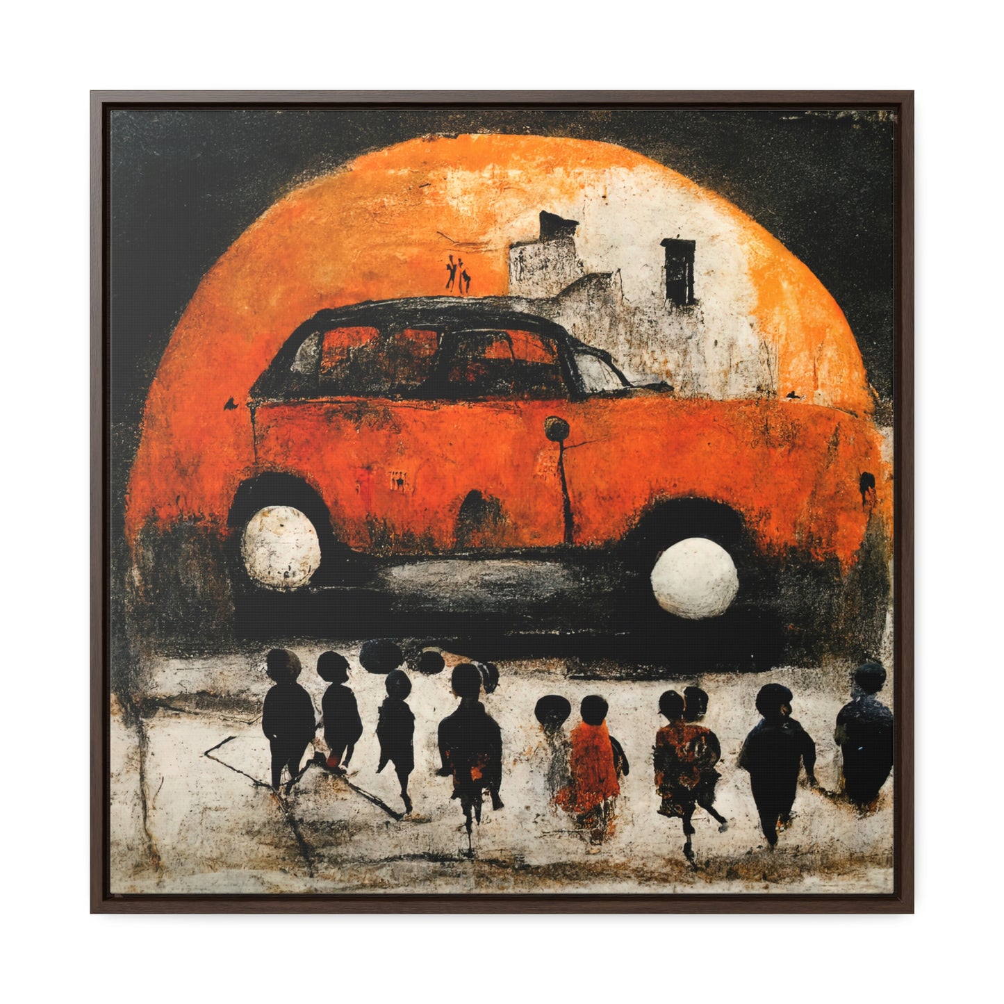 Childhood 4, Valentinii, Gallery Canvas Wraps, Square Frame