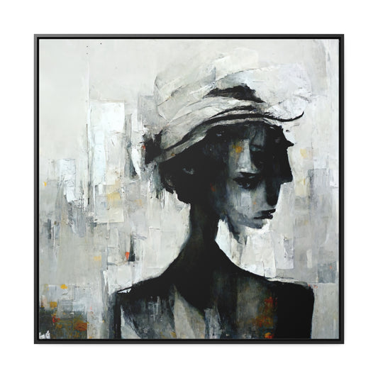 Forgotten Face 5, Valentinii, Gallery Canvas Wraps, Square Frame