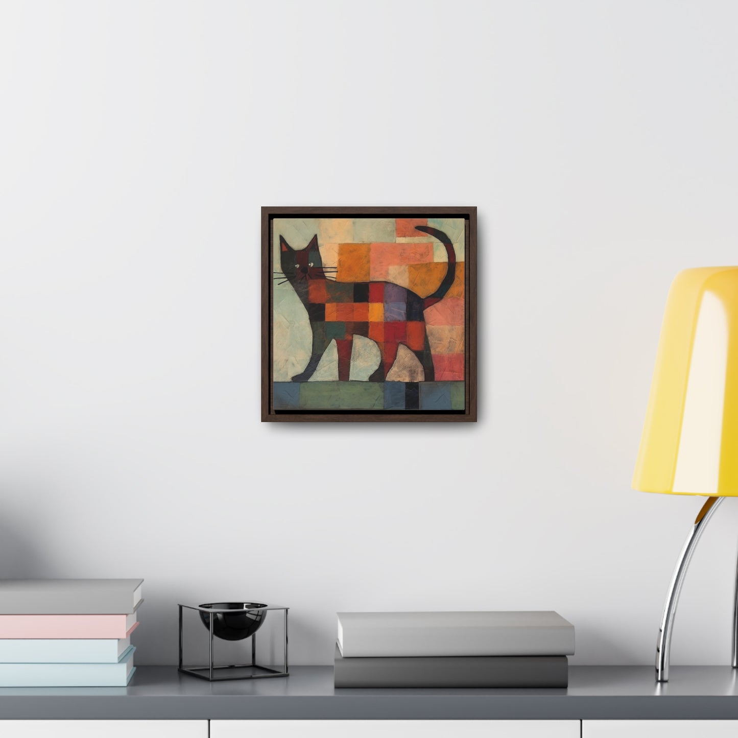 Cat 24, Gallery Canvas Wraps, Square Frame