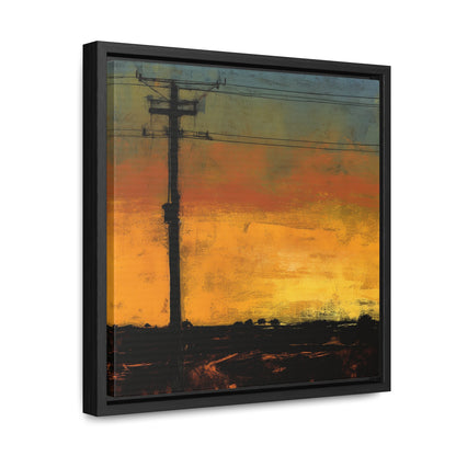 Land of the Sun 84, Valentinii, Gallery Canvas Wraps, Square Frame