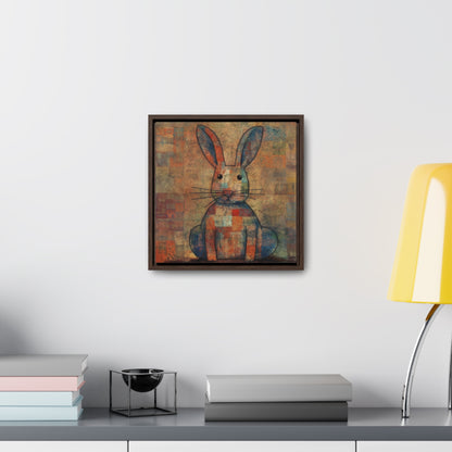 Rabbit 21, Gallery Canvas Wraps, Square Frame