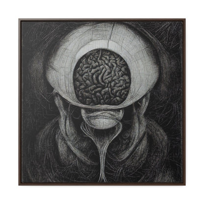 Brain 9, Valentinii, Gallery Canvas Wraps, Square Frame