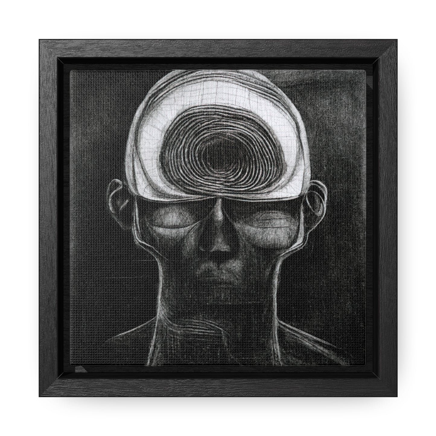 Brain 19, Valentinii, Gallery Canvas Wraps, Square Frame