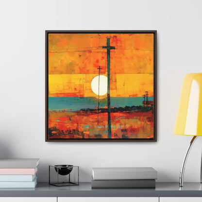 Land of the Sun 59, Valentinii, Gallery Canvas Wraps, Square Frame