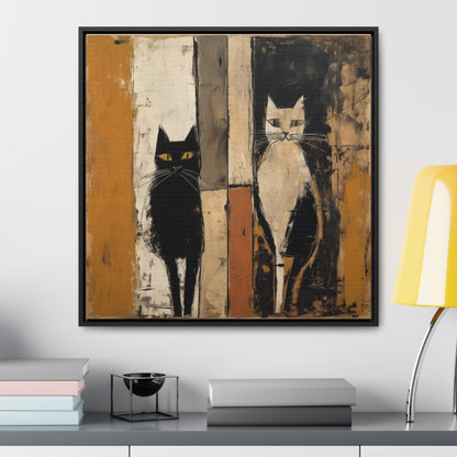 Cat 9, Gallery Canvas Wraps, Square Frame