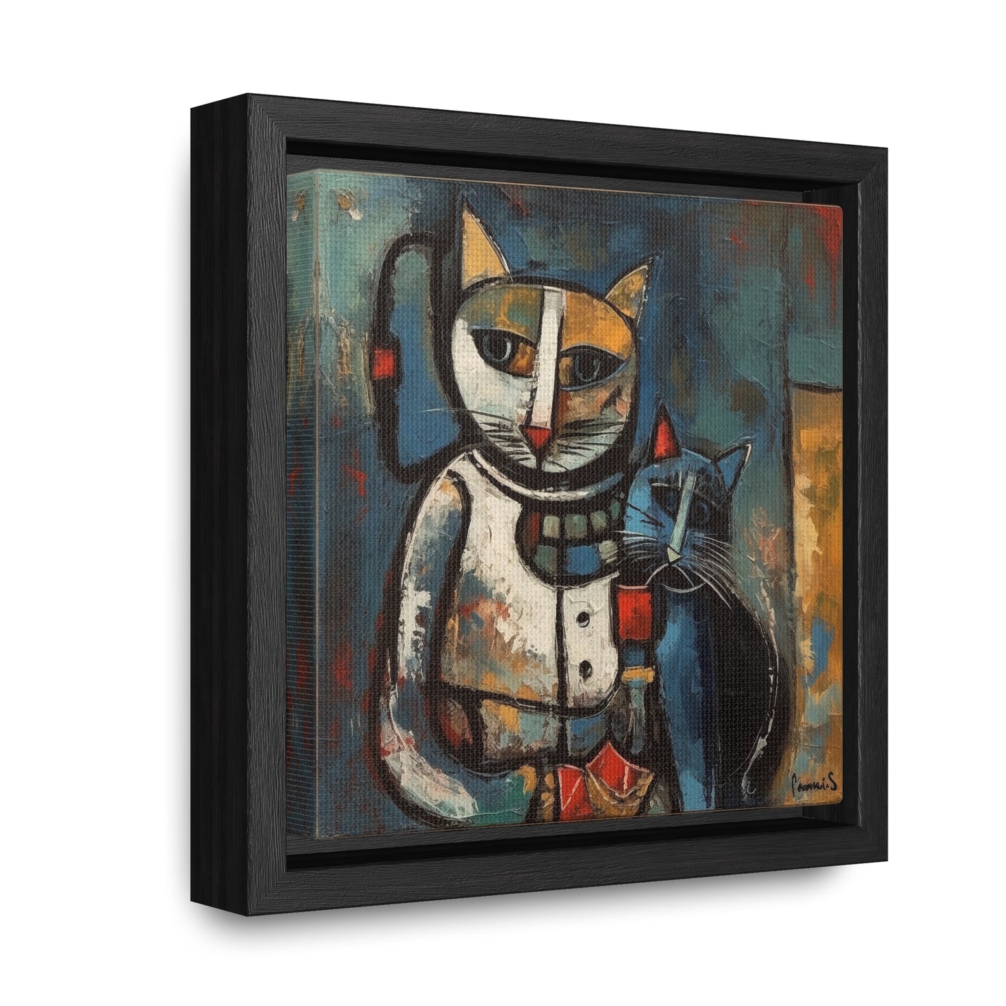 Cat 29, Gallery Canvas Wraps, Square Frame