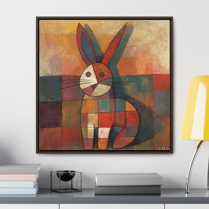 Rabbit 25, Gallery Canvas Wraps, Square Frame