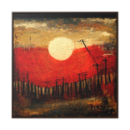 Land of the Sun 19, Valentinii, Gallery Canvas Wraps, Square Frame