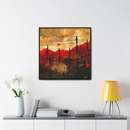 Land of the Sun 24, Valentinii, Gallery Canvas Wraps, Square Frame