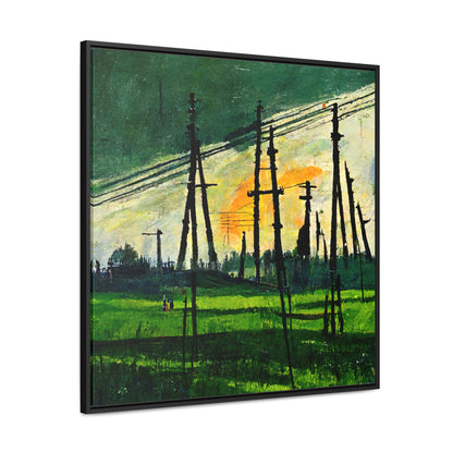 Land of the Sun 36, Valentinii, Gallery Canvas Wraps, Square Frame