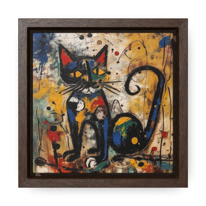 Cat 114, Gallery Canvas Wraps, Square Frame