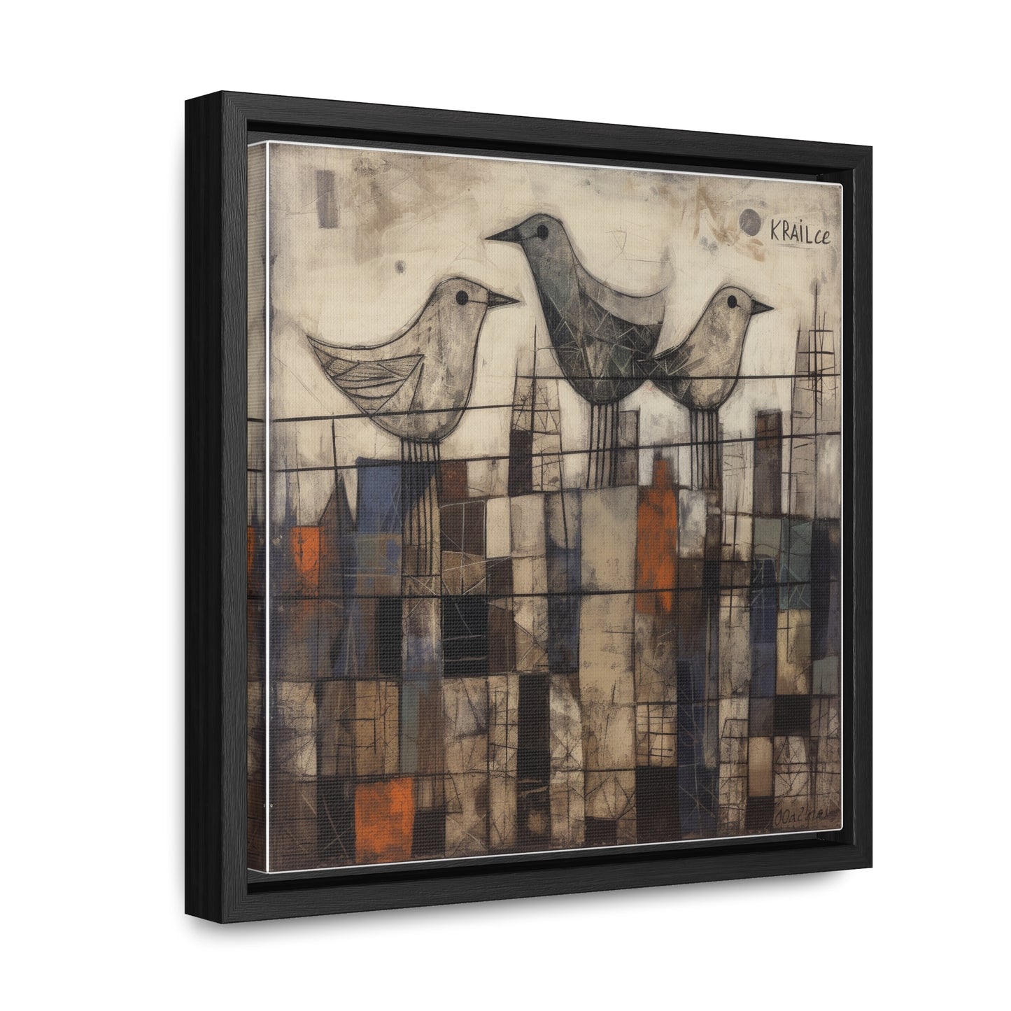 Bird 24, Gallery Canvas Wraps, Square Frame