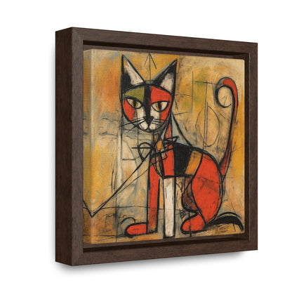 Cat 52, Gallery Canvas Wraps, Square Frame