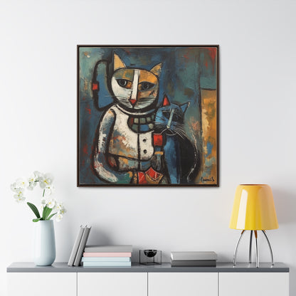 Cat 29, Gallery Canvas Wraps, Square Frame