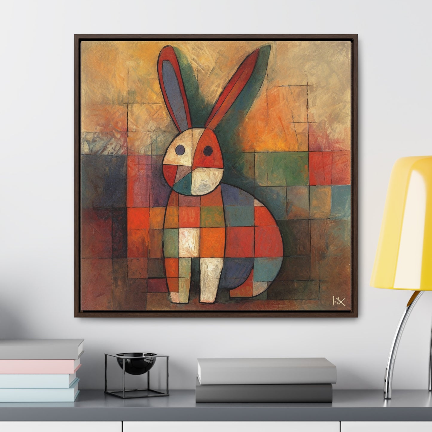 Rabbit 17, Gallery Canvas Wraps, Square Frame