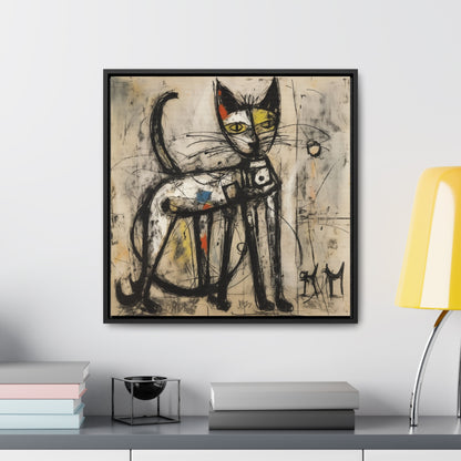 Cat 49, Gallery Canvas Wraps, Square Frame