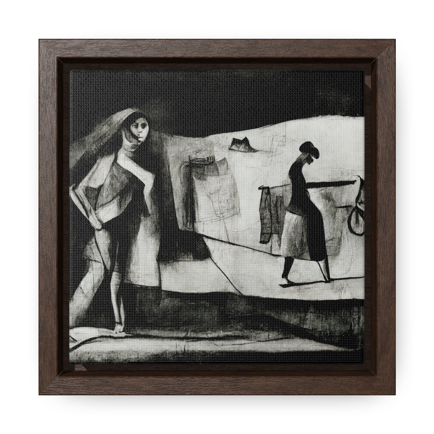 Domestic Memories 40, Valentinii, Gallery Canvas Wraps, Square Frame