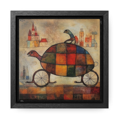 Turtle 2, Gallery Canvas Wraps, Square Frame