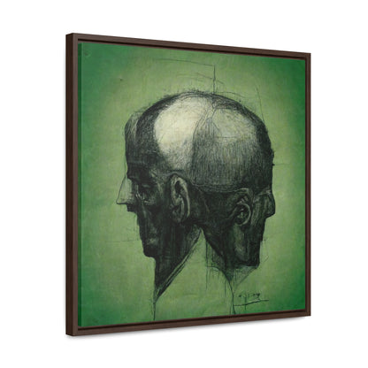 Heads 17, Valentinii, Gallery Canvas Wraps, Square Frame