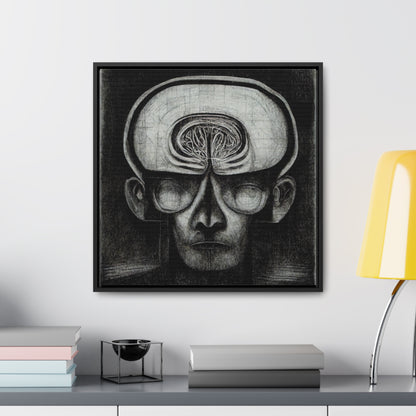 Brain 50, Valentinii, Gallery Canvas Wraps, Square Frame