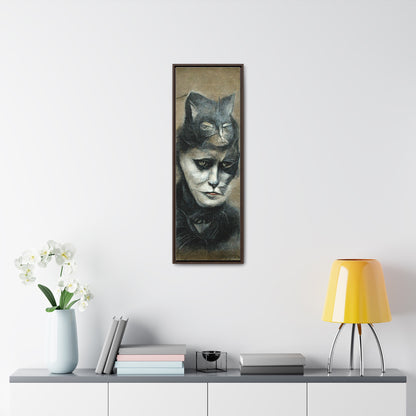 Cat Woman 33, Gallery Canvas Wraps, Vertical Frame