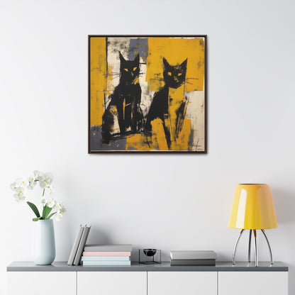 Cat 14, Gallery Canvas Wraps, Square Frame