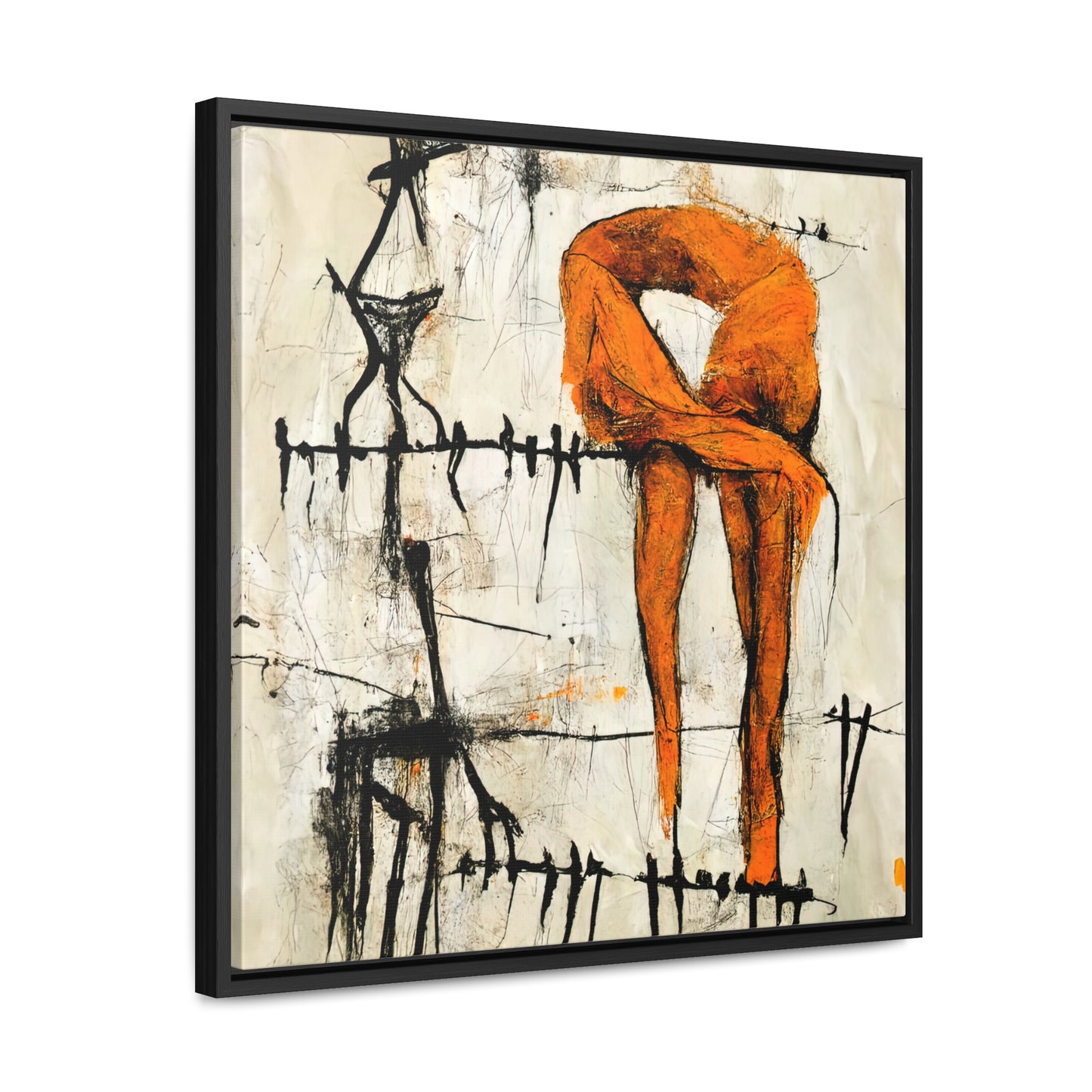 Feet and Drama 18, Valentinii, Gallery Canvas Wraps, Square Frame