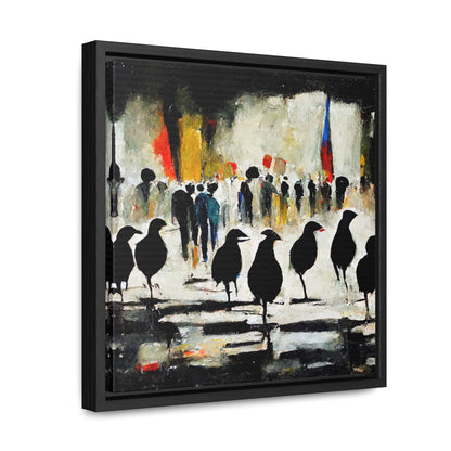 Social Seeds, Valentinii, Gallery Canvas Wraps, Square Frame