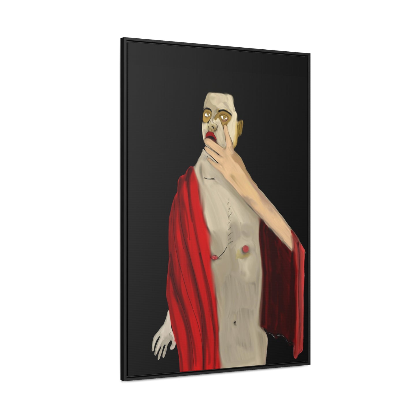 Among Tired Blinks, Original Eduard Pavel, Gallery Canvas Wraps, Vertical Frame