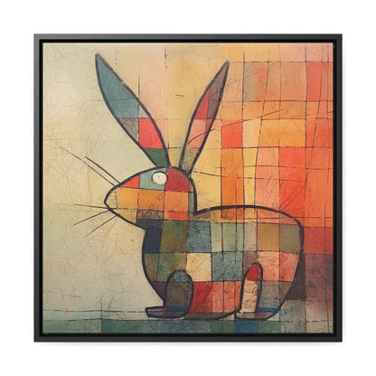 Rabbit 28, Gallery Canvas Wraps, Square Frame