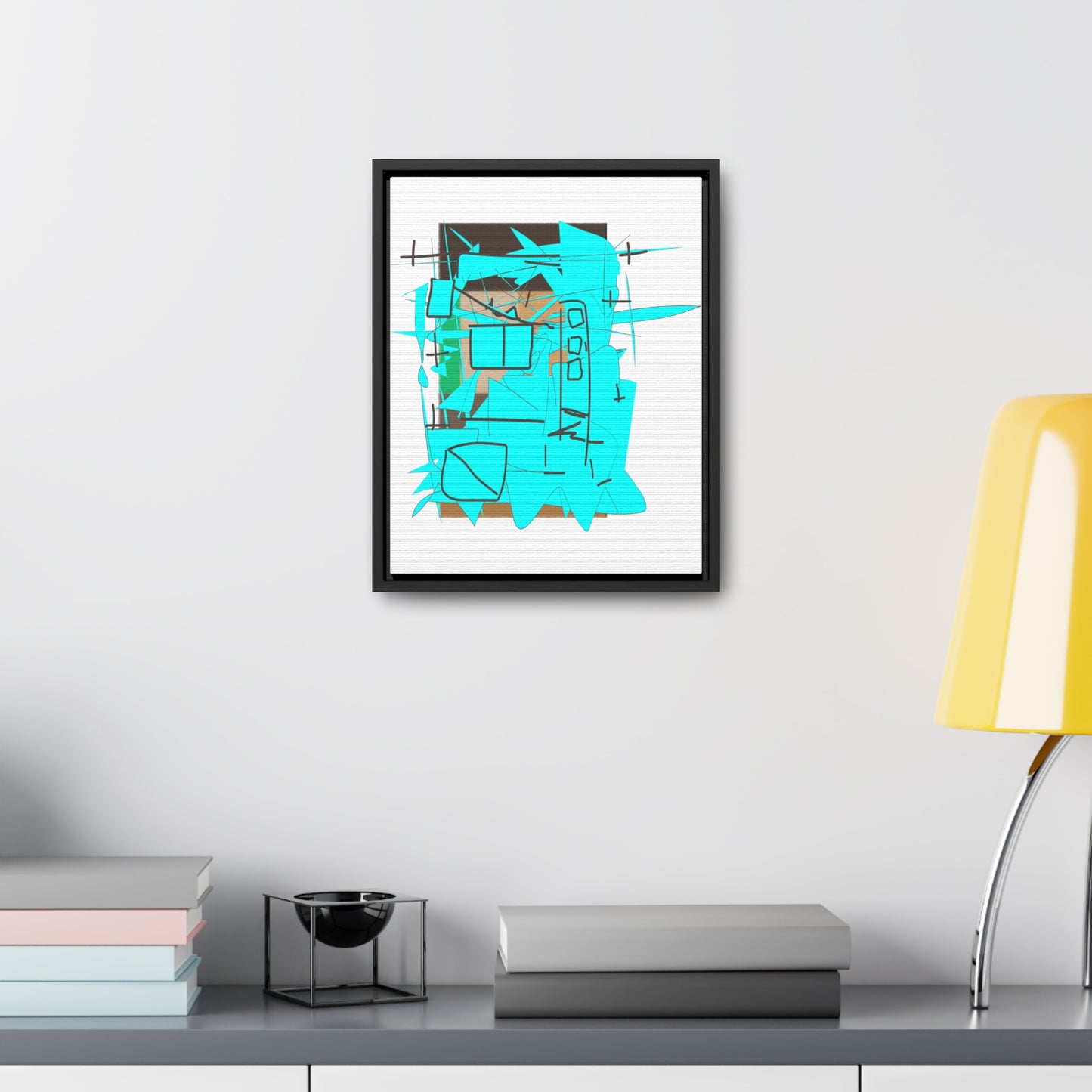 Naive City, Gallery Canvas Wraps, Vertical Frame