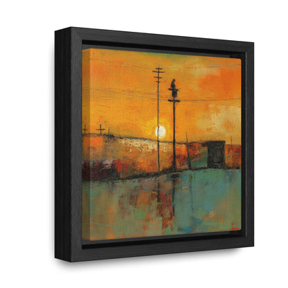 Land of the Sun 48, Valentinii, Gallery Canvas Wraps, Square Frame