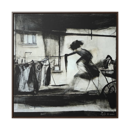 Domestic Memories 16, Valentinii, Gallery Canvas Wraps, Square Frame