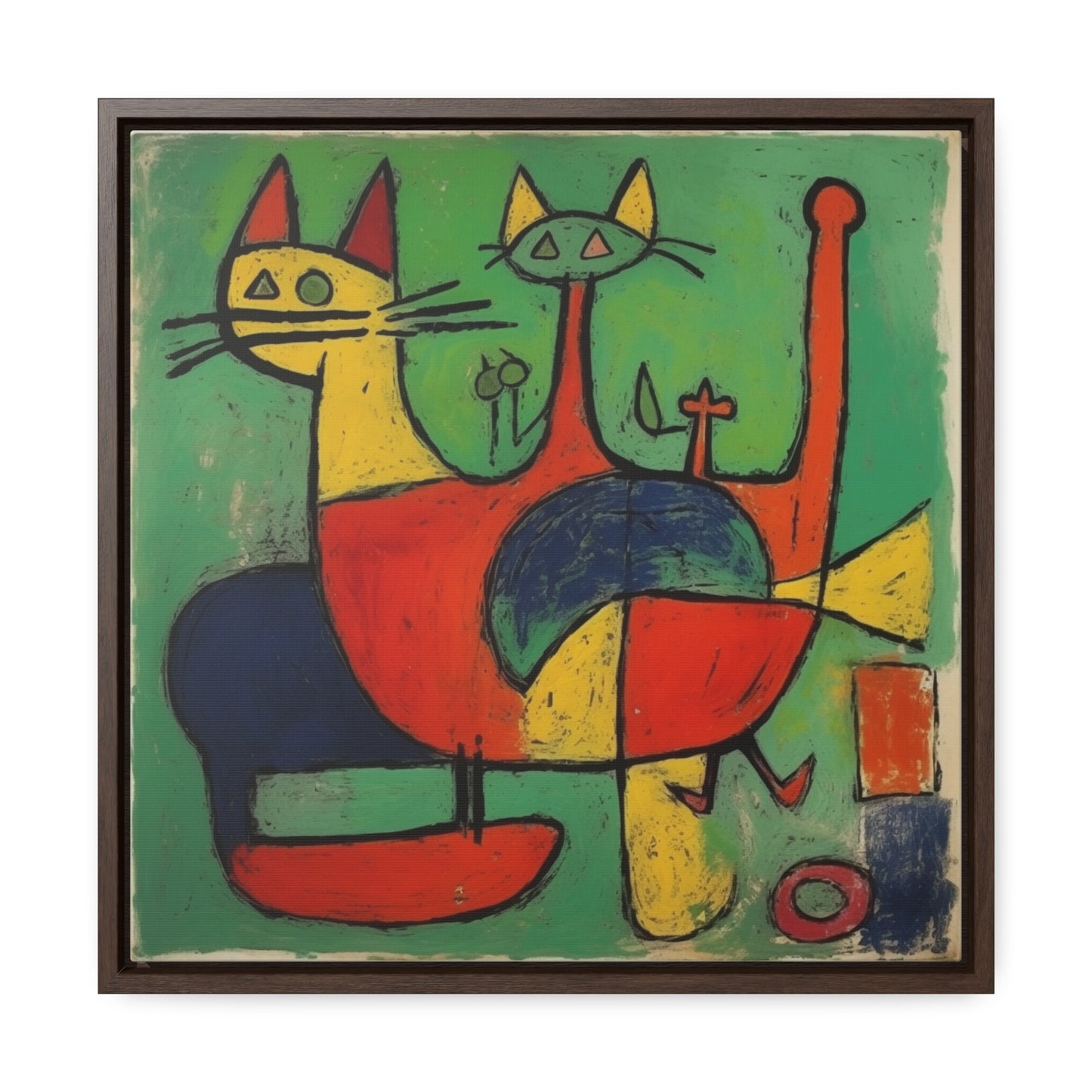 Cat 148, Gallery Canvas Wraps, Square Frame