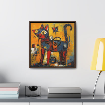 Cat 97, Gallery Canvas Wraps, Square Frame