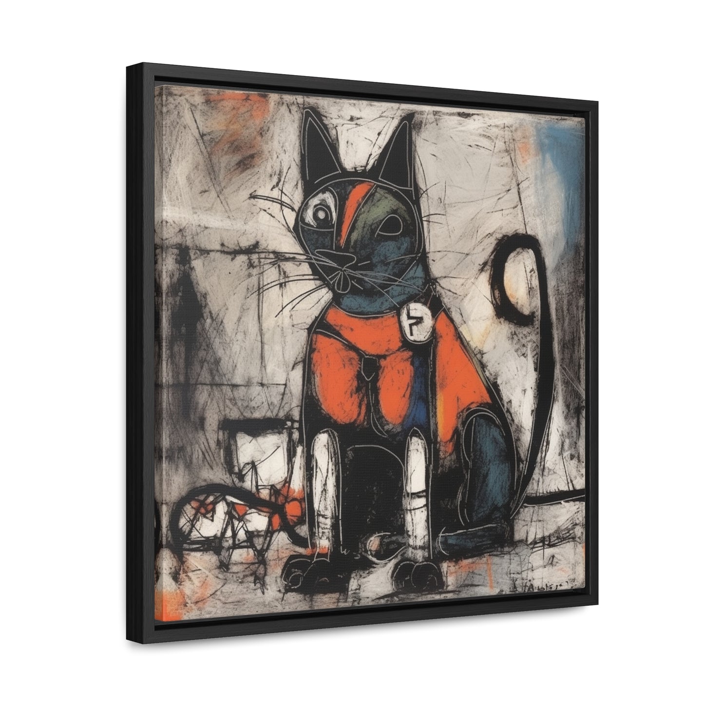 Cat 48, Gallery Canvas Wraps, Square Frame